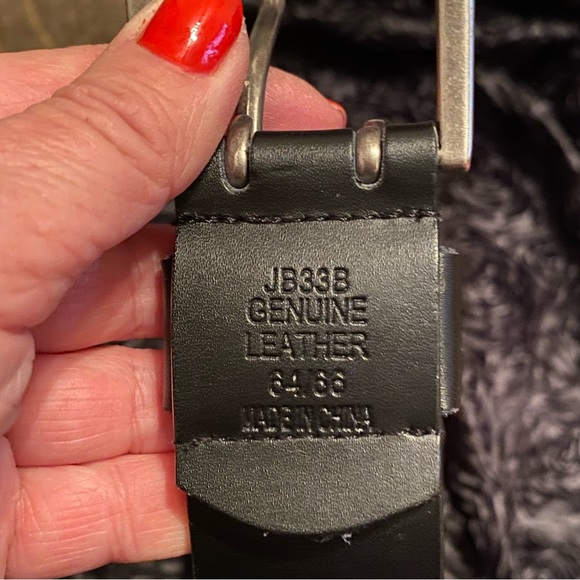 Cuir veritable King size Leather Belt - Picture 7 of 17